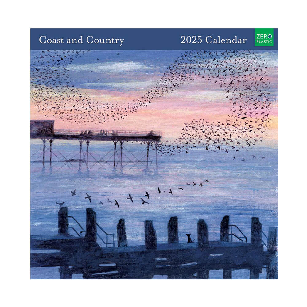 Museums & Galleries Coast and Country Wall Calendar 2025